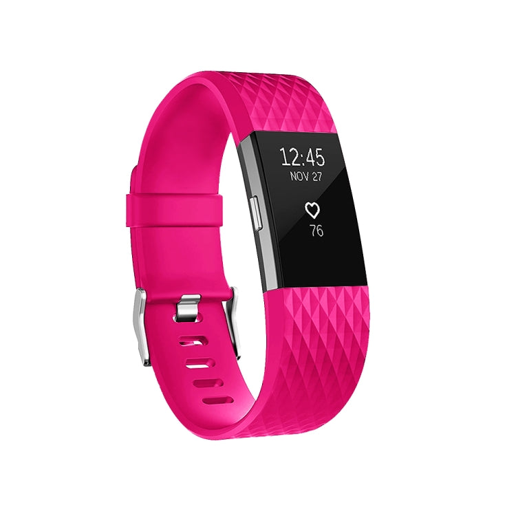 Diamond Pattern Adjustable Sport Watch Band for FITBIT Charge 2, Size: S, 10.5x8.5cm Diamond Pattern Adjustable Sport Watch Band for FITBIT Charge 2, Size: S, 10.5x8.5cm